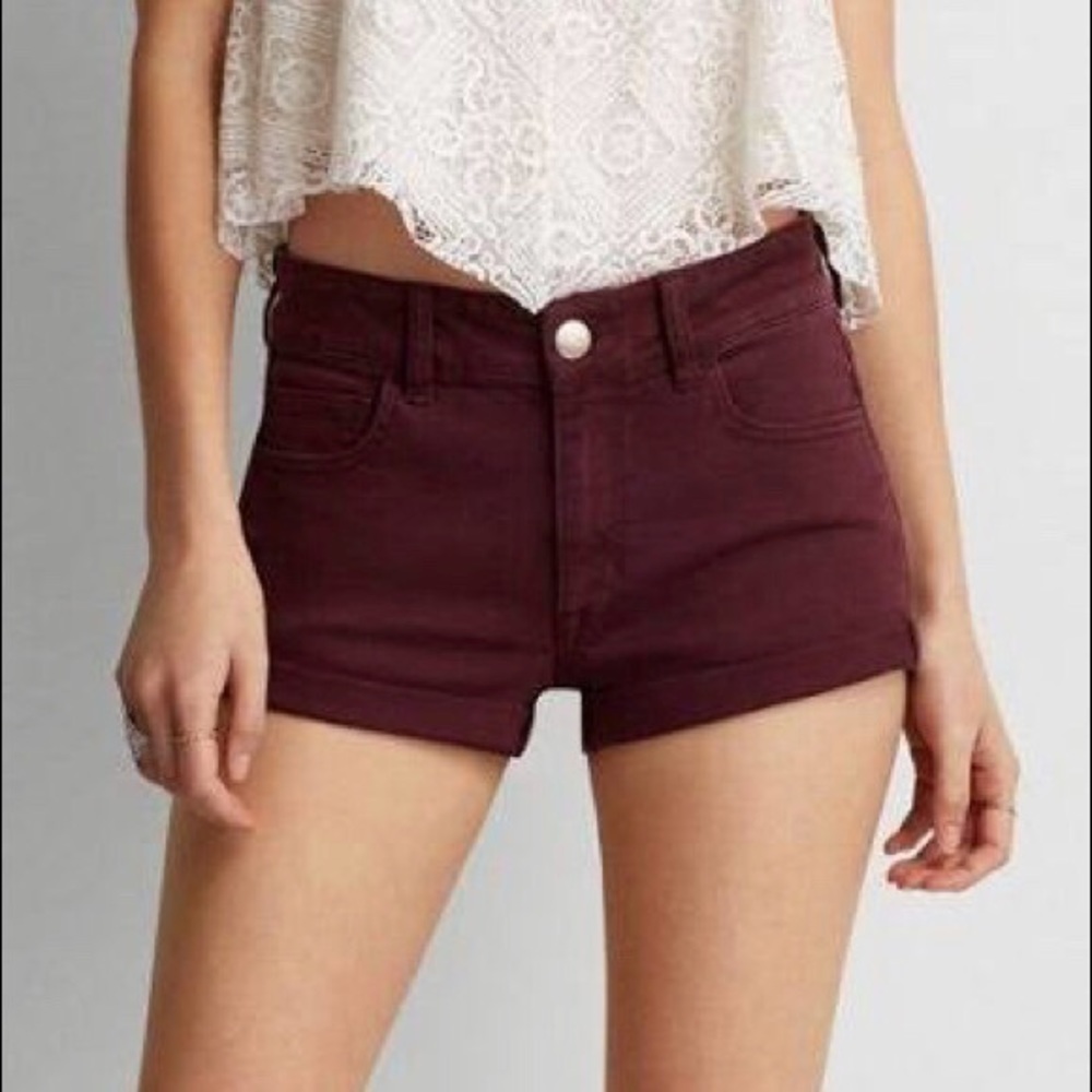 Maroon shorts